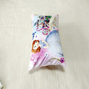 出口日本婴童家纺 儿童卡通短毛绒小枕头 28*39婴童小抱枕（芯+套