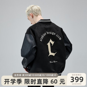climax vision复古毛巾绣c字棒球服外套男女同款美式高街夹克潮牌