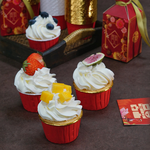 红金色系列婚礼婚庆甜品台结婚纸杯蛋糕纸杯蛋糕纸托耐高温马芬杯