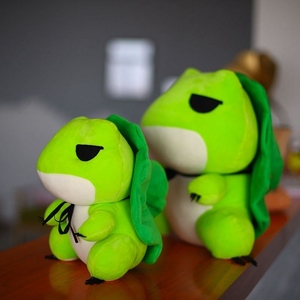 旅行青蛙公仔毛绒玩具旅行青蛙动漫玩偶布娃娃生日礼物女生呱儿子