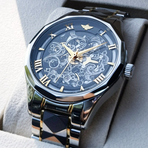 官方正品浪琴瑰丽手表男士全自动机械表防水镂空休闲潮流瑞士男表