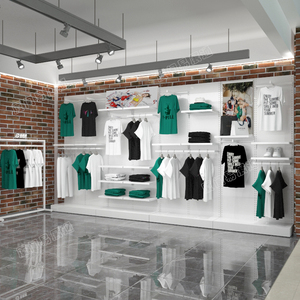 烤漆展示柜商务男装货架定制西装礼服产品陈列柜云洋国际企业店