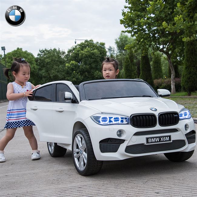 新宝马x6双人座儿童电动车四轮小孩越野遥控汽车超大宝宝玩具可坐
