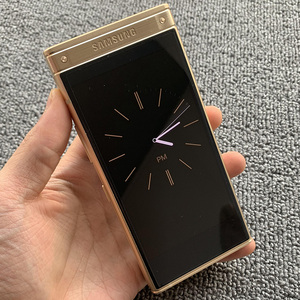 二手三星sm-w2018全网通4g国行原装正品智能商务三星翻盖手机