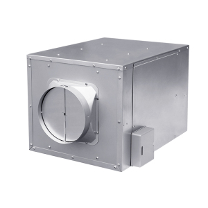 方形单向直流静音离心排气扇抽风送风机 地下室通风系统