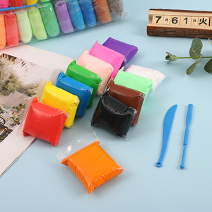 超轻粘土36色套装多色彩泥玩具厂家橡皮泥儿童太空纸黏土直销