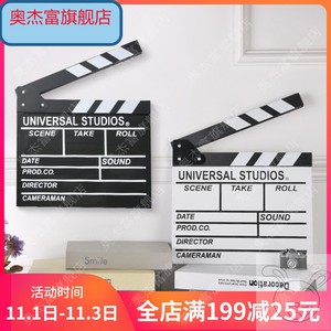 电影开拍牌导演板便携式action开机板打板新款道具拍
