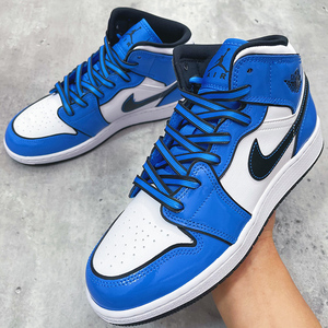 nkmy原创适配nike耐克aj1小闪电二次元边缘黑白cmfy鞋带ppqd