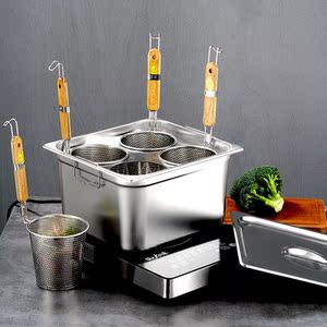 麻辣烫专用工具商用摆摊冒菜麻辣烫锅煮面煮饺子锅分格火锅盆炸锅