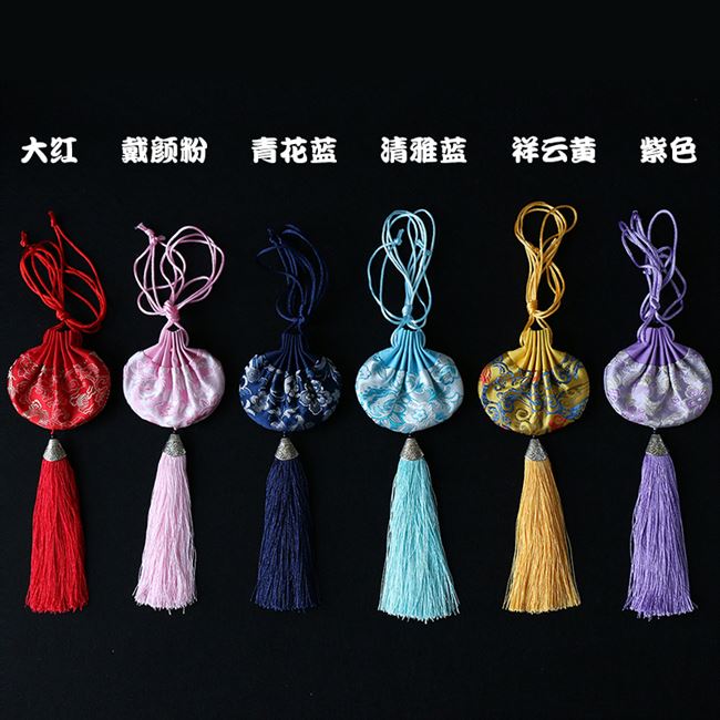 古风荷包钱袋手工