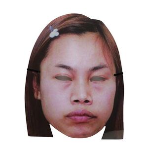 人皮面皮易容仿假人脸皮d面具头套男用卡纸搞笑表情头像结婚