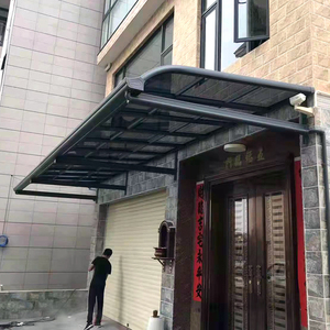 铝合金雨棚户外防雨阳台遮阳棚别墅窗户遮雨棚门头雨搭雨蓬车棚