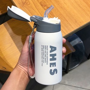 保温杯老人专用老年瘫痪卧床带吸管的防呛护理杯喝水神器防漏水杯