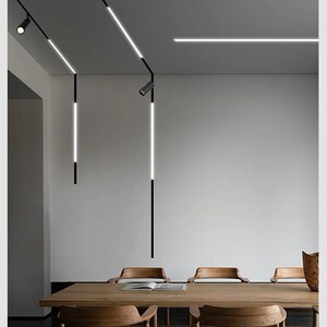 线型灯嵌入式条形明装射灯铝槽吊顶线性灯客厅照明智能磁吸轨道灯