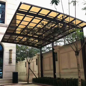 遮阳遮雨棚院子透明