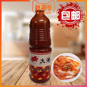 大淹牌韩国泡菜酱朝鲜咸菜下饭菜腌制调料酱韩式泡菜酱汤料1.8l