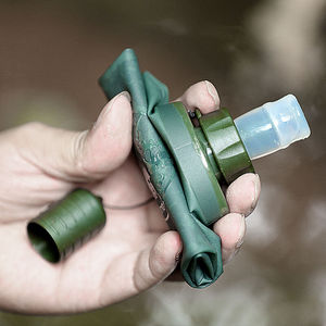 自由兵户外运动水袋轻便折叠软水壶跑步骑行随身便携软水袋军迷装