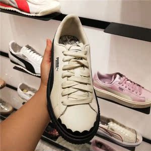 puma彪马女鞋蕾哈娜刘海花边鞋厚底增高松糕鞋春季休闲板鞋366723
