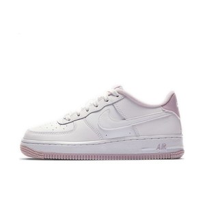 nike air force 1(gs) 女子樱花粉白空军一号低帮板鞋cd6915- 100