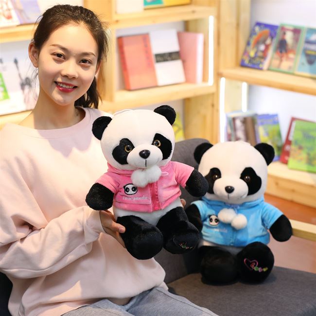 抱抱熊抱枕娃娃熊猫公仔床上睡觉毛绒玩具可爱玩偶情侣熊一对女孩