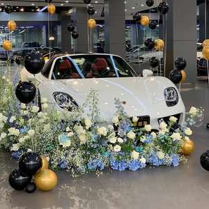 t_元素淘宝立体造型蝴蝶logo交车装饰蝴蝶结展车装饰4s店布置交车