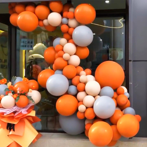五一网红开业地爆球气球链条拱门店铺活动门头小红书抖音同款装饰