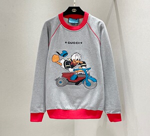 gucci/古奇明星同款迪士尼联名唐老鸭连帽卫衣男女款