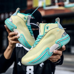 李宁aj36代篮球鞋男透气防滑耐磨实战高帮气垫鞋学生运动鞋摩擦有