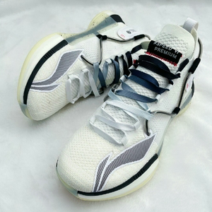 适配lining李宁闪击6黑白奥利奥渐变黑色泼墨鸳鸯腰果花篮球鞋带