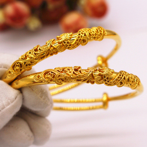 龙凤手镯周大福黄金999