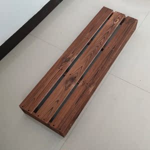 楼梯台阶踏板花架实木阳台阁楼碳化阶梯踏步板钢琴别墅实木板钢架