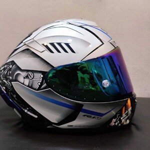 烤漆摩托车头盔机车赛车四季全盔shoeix14雅马哈r1m60周年纪念款