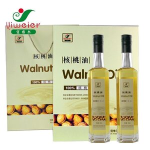 宜维尔压榨核桃油食用油营养用油 2瓶*500ml礼盒装