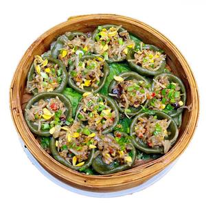 江西上饶铅山土特产灯盏粿米果河口横峰弋阳小吃圆圆果艾草青篷 