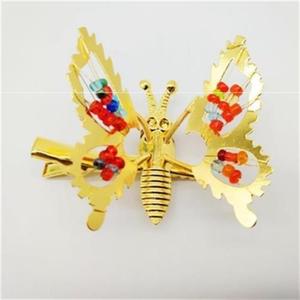 蝴蝶发夹会动的90后怀旧x配饰漂亮年代儿童发卡立体拍照发饰