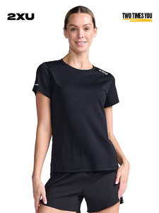 2XU Aero系列运动T恤女圆领跑步短袖马拉松健身T恤训练排汗速干衣