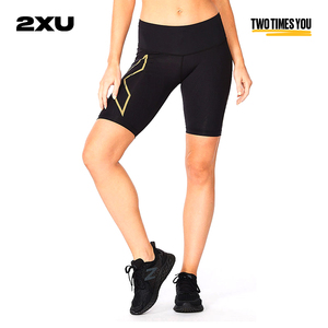 2XU Light Speed系列压缩 MCS健身裤女中腰运动五分裤