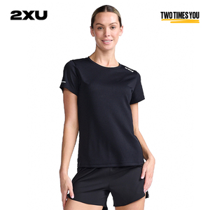 2XU Aero系列运动T恤女圆领跑步短袖马拉松健身T恤训练排汗速干衣