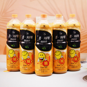 统一 阿萨姆奶茶原味1.5l*2瓶装6瓶整箱午后奶茶饮料