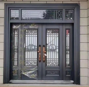 进户门非标防盗门别墅门农村大街门客厅玻璃拼接门入户门定制大门