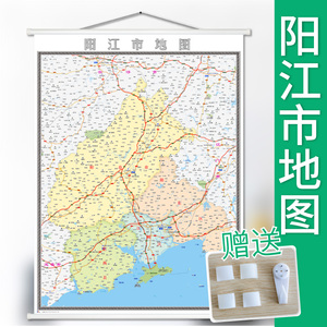 阳江市分区图图片