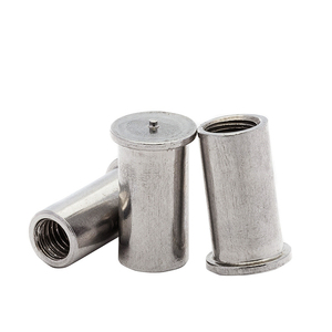 304不锈钢种焊螺母柱焊接螺母植焊带点焊钉内螺纹圆螺母柱 m3m4m5