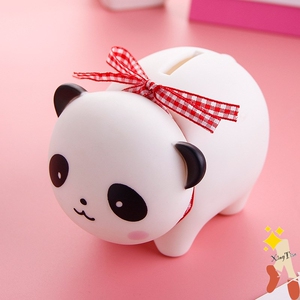 创意小号卡通动物存钱罐幼儿园礼品动物储蓄罐搪胶防摔儿童玩具