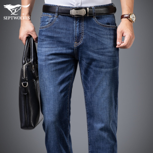 00七匹狼晟哲专卖店天猫正品七匹狼皮带男士针扣真皮腰带男式休闲