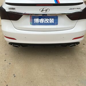 出双双出喉后排气四索假排气管唇尾名图改装名出适用图八排气k5k4