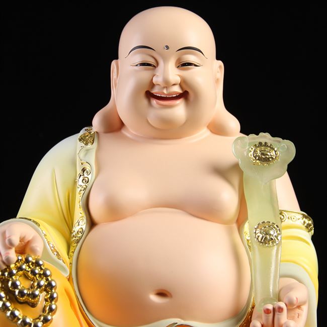 大肚弥勒佛像供奉家用镇宅
