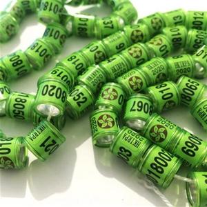 周年70a鸽子足纪念脚信鸽环种环鸽环2020环爱心