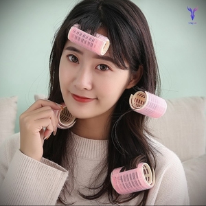 斜刘海定型神器蓬松