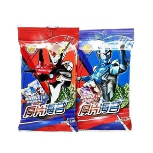 添乐卡通王奥特曼即食海苔1.5g宝宝儿童拌饭零食健康营养含卡片