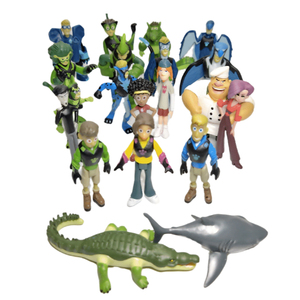 动物兄弟b玩具模型超能力衣服变身碟片磁盘套装人偶手办马丁克里